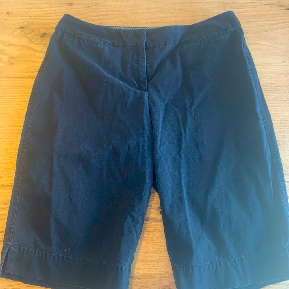 Liz Claiborne Audra Bermuda Shorts Black Women’s 12 Preloved